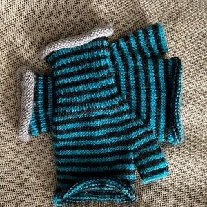 Striped Fingerless Gloves from Sundance